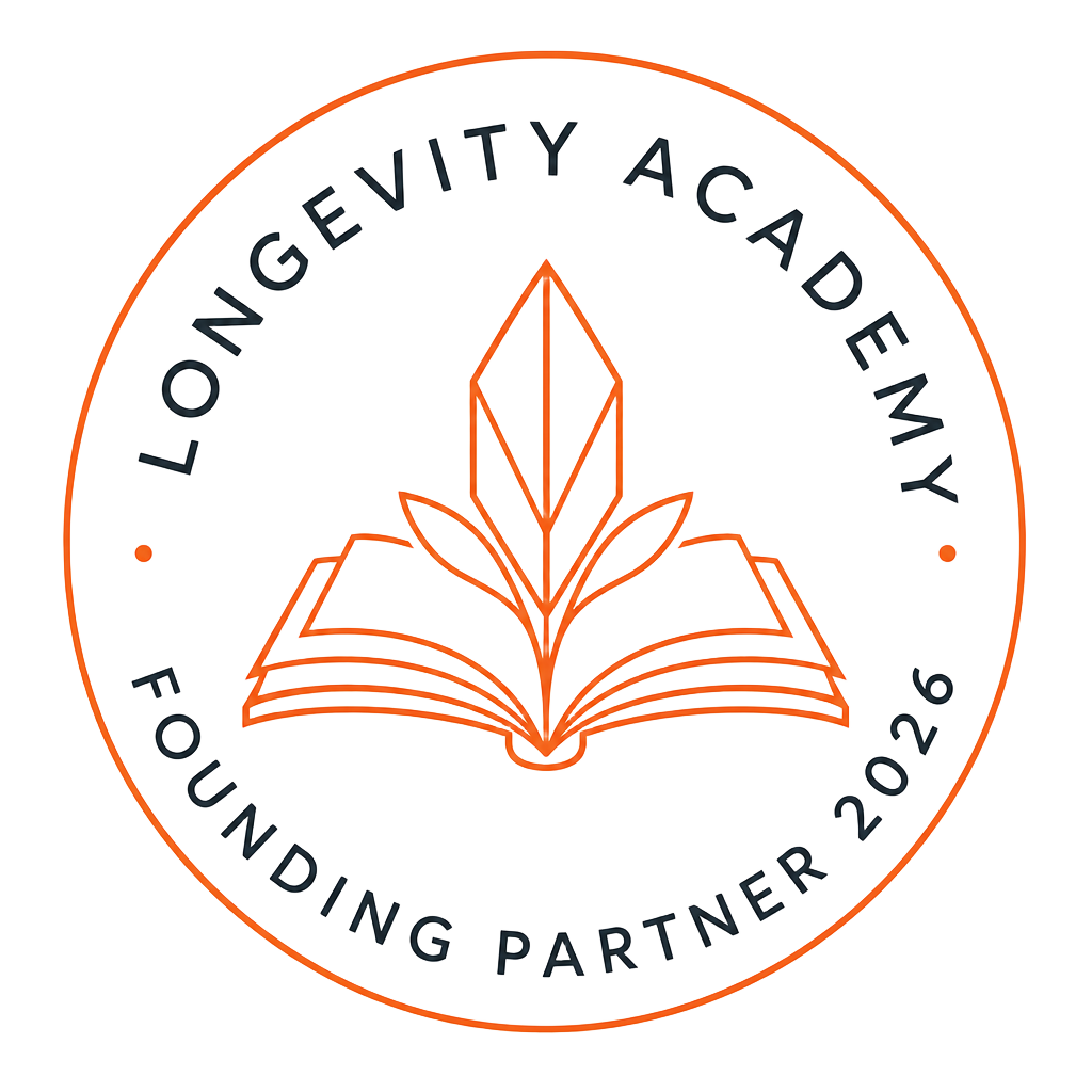 Longevity Academy Founding Partner 2026 seal